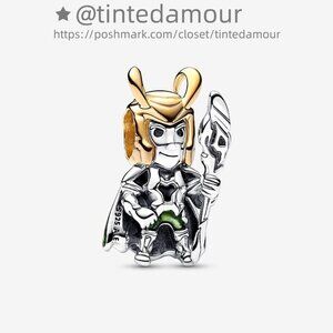 Pandora Marvel Loki Charm|Pendant|Two-tone